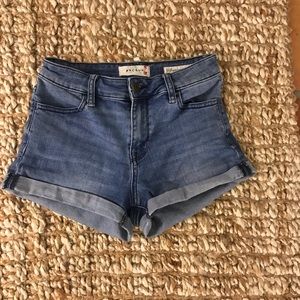 pacsun high rise super stretch shortie!!